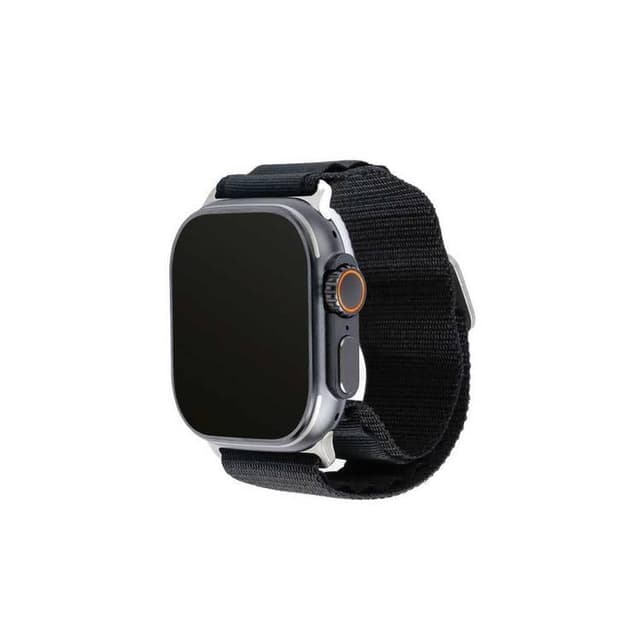 ساعة رقمية ذكية 2.04 بوصة جرين لايون أسود Green Lion Ultra Amoled Smart Watch