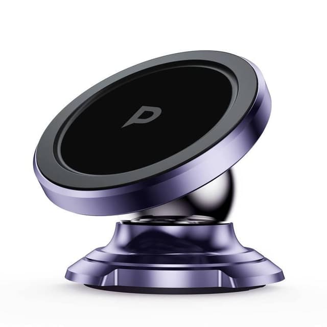 Powerology Heavy Duty Magnetic Car Mount 360 Rotatable with 3M Metal Plates - Purple