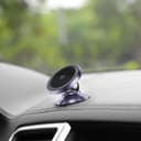 Powerology Heavy Duty Magnetic Car Mount 360 Rotatable with 3M Metal Plates - Purple