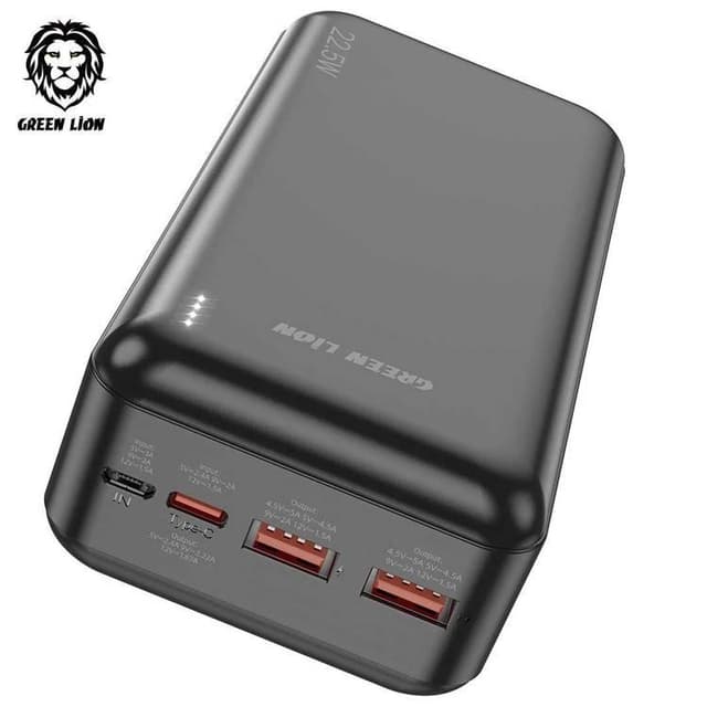 Order Green Lion Powerpack Fast Charge Power Bank 30000mah Pd 20w Qc30 225w Black Now 0870