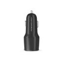 شاحن سيارة 35 واط مخرجين مع كابل شحن بورولجي  Powerology Dual Port Car Charger PD 35W USB-A 12W with Type-C to Mfi Lightning Cable - SW1hZ2U6MTcyMjM2NQ==