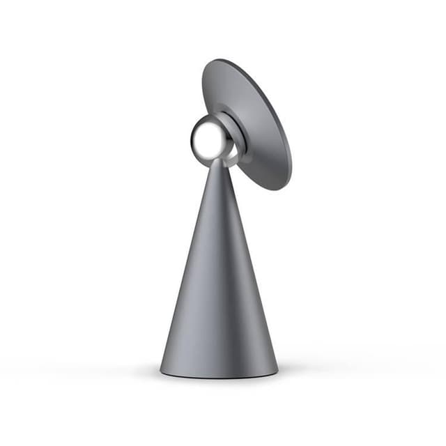 ستاند جوال لأجهزة ايفون مع قاعدة تثبيت مغناطيسية بورولجي رمادي غامق  Powerology Desktop Conical Magsafe Phone Holder with 17*N5 Magnets  Dark Grey - 328705