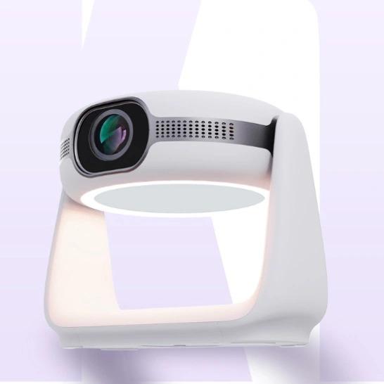 بروجكتر لاسلكي أندرويد سنمائي 5200 مللي أمبير 180 بوصة K1 Portable Pan-Tilt Battery in Camping Projector