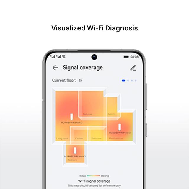 راوتر هواوي ميش 3 واي فاي 6 بلس حزمة مزدوجة 3000 ميجابت بالثانية Huawei WiFi Mesh 3 (2 packs) Powered By HarmonyOS