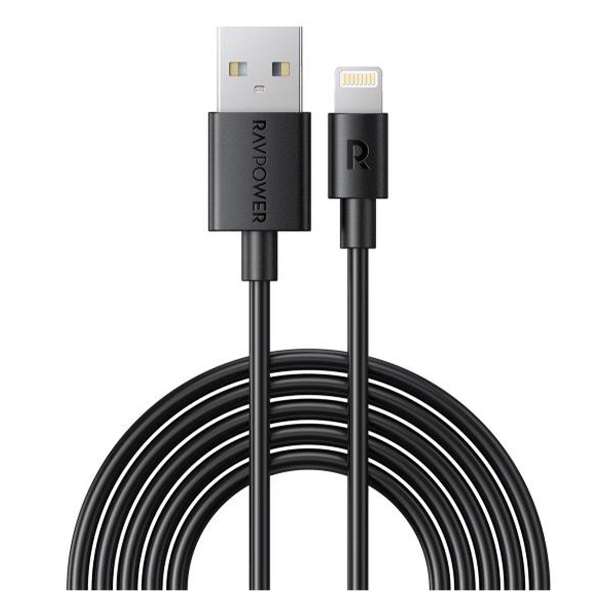 كيبل ايفون راف باور 1 متر RAVPower Usb-A To Lightning Fast Charging Cable