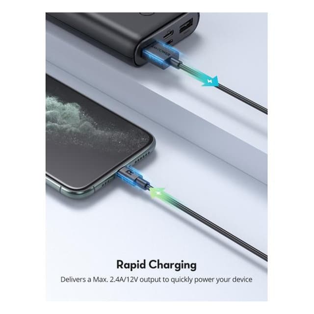 RAVPower Usb-A To Lightning Fast Charging Cable