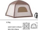 Toby's Inflatable-02 Camping Tent with Pump 2-4 Persons