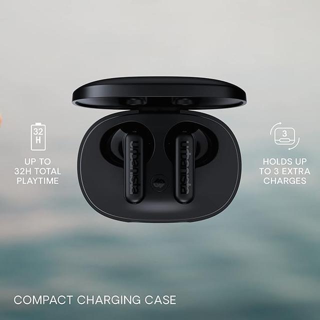 Urbanista Copenhagen True Wireless Earbuds, Bluetooth 5.2 Earphones with Touch Controls & Noise Cancelling Microphone
