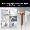 مجفف شعر استشوار شعر دريمي 1600 واط مع سرعتين وأربع درجات حرارة Dreame Hair Glory High-Speed Hair Dryer