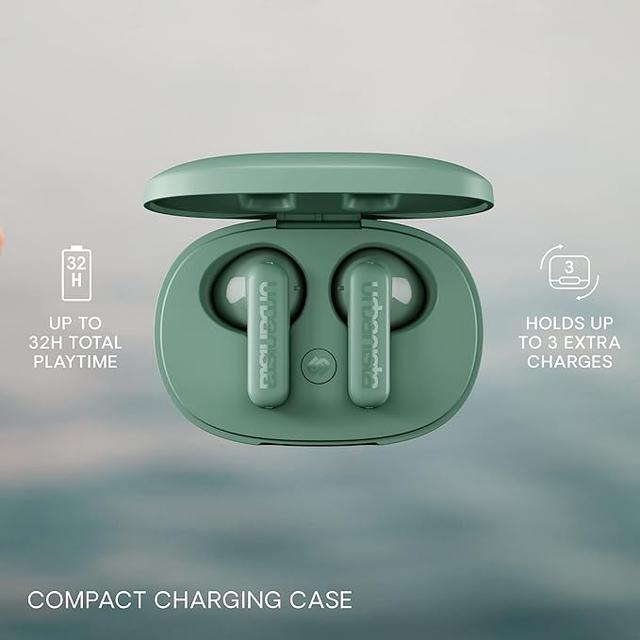 Urbanista Copenhagen True Wireless Earbuds, Bluetooth 5.2 Earphones with Touch Controls & Noise Cancelling Microphone