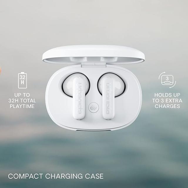 Urbanista Copenhagen True Wireless Earbuds, Bluetooth 5.2 Earphones with Touch Controls & Noise Cancelling Microphone