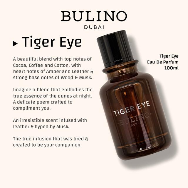 Bulino Tiger Eye Eau de Parfum 100ml