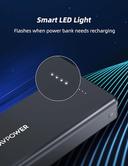 شاحن متنقل باور بنك راف باور بايونير 20000 مللي أمبير 15 واط RAVPower PD Pioneer 4 Ports Power Bank - SW1hZ2U6MTc2NTgyNg==