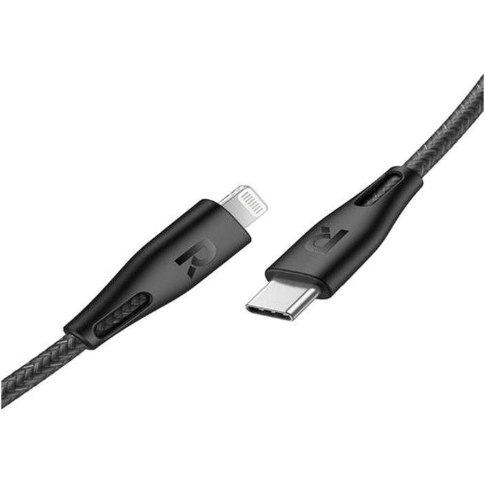 كيبل ايفون راف باور نايلون 1.2 متر Ravpower RP-CB1017 Type-C To Lightning Cable