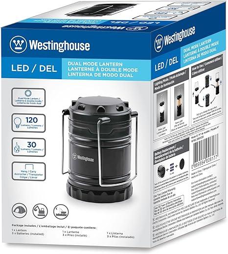 مصباح محمول صغير للرحلات وستنجهاوس 120 لومن Westinghouse Portable LED Camping Lantern For Camping - SW1hZ2U6MTc0MTc4Mg==