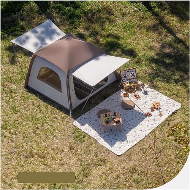 Toby's Inflatable-02 Camping Tent with Pump 2-4 Persons