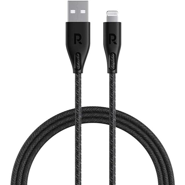 Ravpower RP-CB1028 USB-A To Lightning Cable 3m Nylon - Black