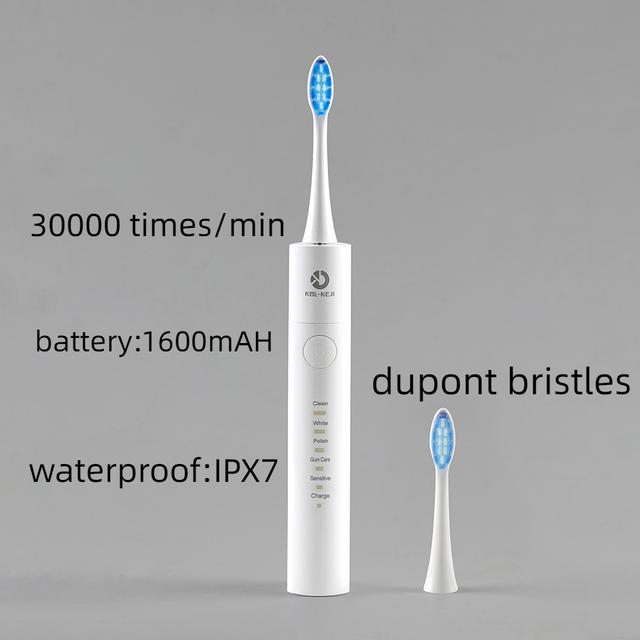 Toothbrush IPX7 Waterproof Rechargeable Replacement Heads Electric ToothBrush for Adult - SW1hZ2U6MTc4NTg4OA==