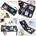 البوم صور 40 ورقة سوداء مع 10 أقلام تحديد غلاف كرافت من او اوزون O Ozone Scrapbook Photo Album with Black Page