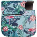 O Ozone Protection Case Bags for Fujifilm Instax Mini 12 11 9 8 8+Case PU Leather Instant Camera Cover with Adjustable Strap [ Designed Cover for Fujifilm Instax Mini 12 11 Instant Camera Bag ]-Green Leaf