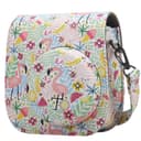 O Ozone Case for Fujifilm Instax Mini 11/12 Case PU Leather Instant Camera Cover with Adjustable Strap [ Compatible for Fujifilm Instax Mini 12, 11, Mini 9, Mini8 Instant Camera Bag ] - Flamingo Multi