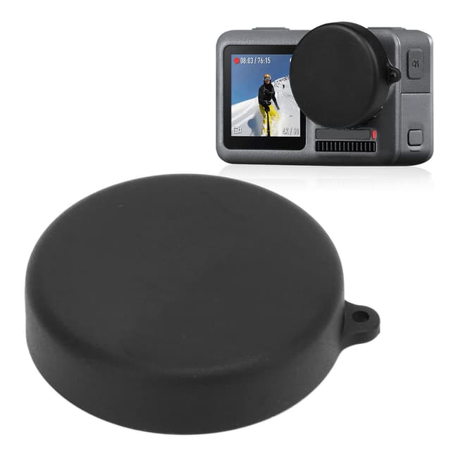 O Ozone Camera Lens Cap Lens Protector for DJI OSMO Action 3 |Plastic Lens Dust Cover Camera Lens Protective Cover for DJI OSMO Action 3 Sports Camera Accessories - Black
