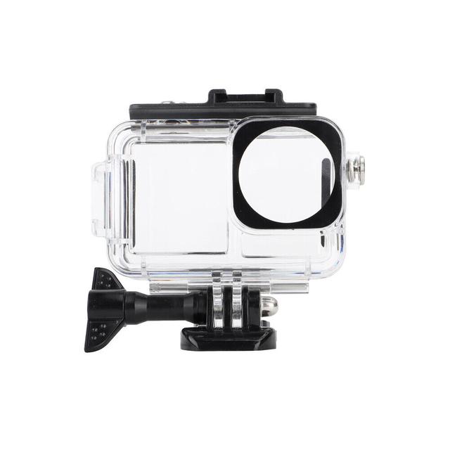 O Ozone Waterproof Housing Case Compatible with DJI Osmo Action 3 Camera Transparent Case with Bracket Accessories Protective Shell Cover [ Underwater Dive Case Camera Accessories] - Black - SW1hZ2U6MTc2MjY1Mw==