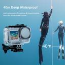 حافظة كاميرا دي جي اي اوزمو اكشن 3 لون أسود من او اوزون O Ozone Waterproof Housing Case Compatible with DJI Osmo Action 3 Camera
