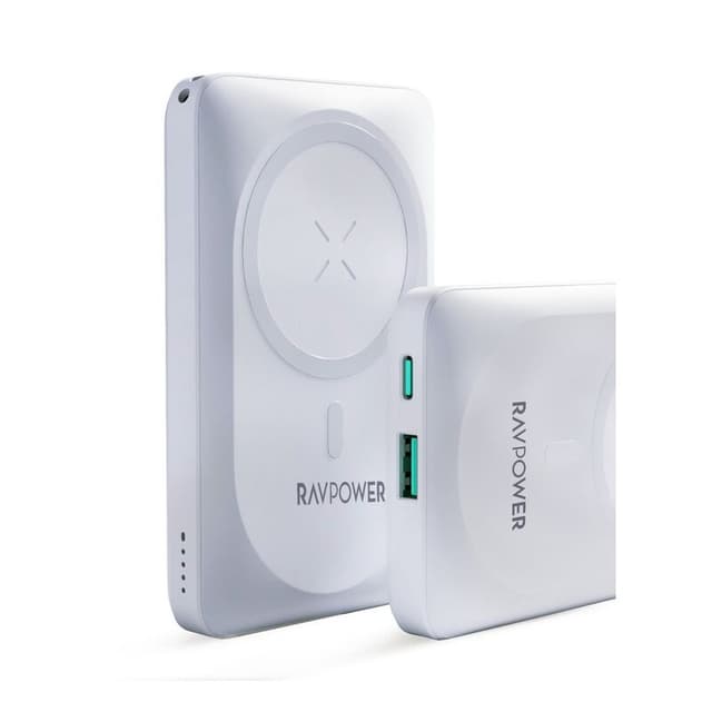 شاحن متنقل باور بنك لاسلكي راف باور 10000 مللي أمبير Ravpower Magnetic Wireless Power Bank