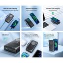 شاحن متنقل باور بنك لاسلكي راف باور 20000 مللي أمبير 15 واط RAVPower PD Magnetic Wireless Power Bank