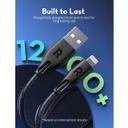 Ravpower RP-CB1027 USB-A To Lightning Cable 2M Nylon - Black - SW1hZ2U6MTc3NDM5MQ==