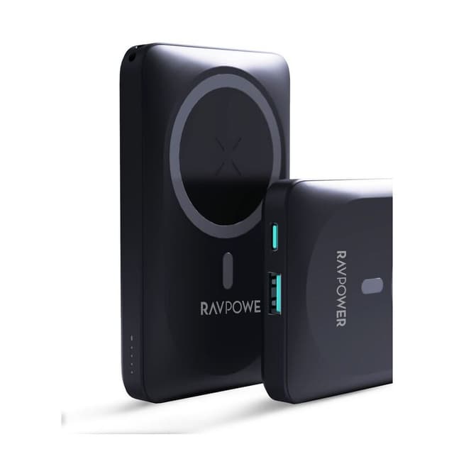شاحن متنقل باور بنك لاسلكي راف باور 10000 مللي أمبير Ravpower Magnetic Wireless Power Bank