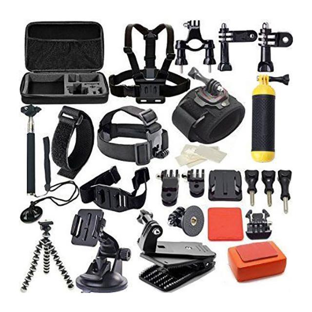 معدات تصوير 27 قطعة لكاميرا اكشن او اوزون O Ozone Outdoor Sports Action Camera Accessories Kit
