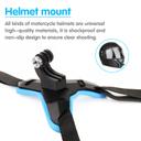O Ozone Full Face Helmet Chin Camera Mount Strap Mount for GoPro Hero 11/10/9/8/7/6/5 Black,DJI Osmo Action 3/2,Insta360 ONE R,AKASO/Campark/YI and More Motorcycle Strap Mount Accessories -Orange - SW1hZ2U6MTc2MzQzMA==