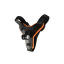 O Ozone Full Face Helmet Chin Camera Mount Strap Mount for GoPro Hero 11/10/9/8/7/6/5 Black,DJI Osmo Action 3/2,Insta360 ONE R,AKASO/Campark/YI and More Motorcycle Strap Mount Accessories -Orange