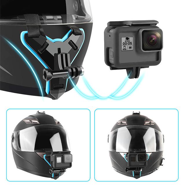 حزام لتثبيت الكاميرا على خوذة الدراجة برتقالي او اوزون O Ozone Full Face Helmet Camera Mount - SW1hZ2U6MTc2MzQyNQ==