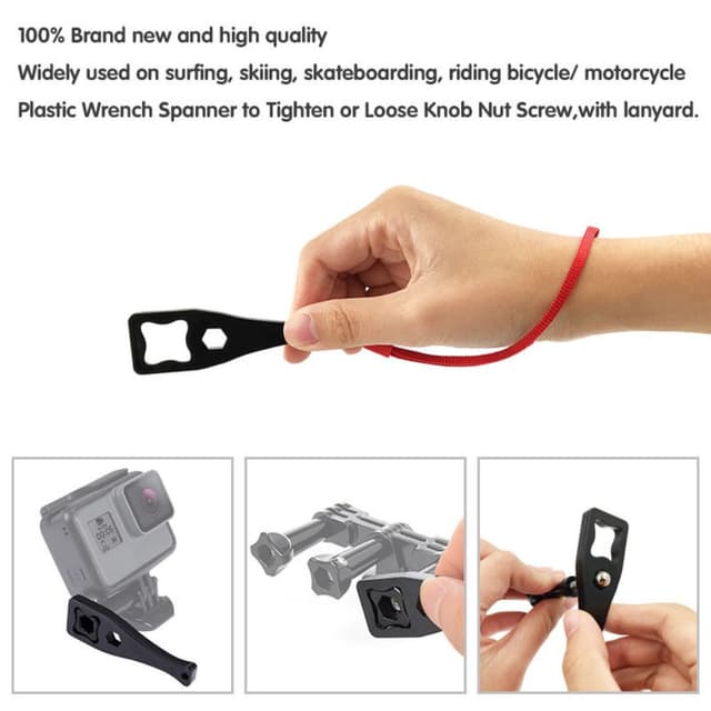 حامل مقبض كاميرا جوبرو هيرو مقاوم للماء برتقالي وأسود من او اوزون O Ozone Waterproof Floating Hand Grip For GoPro Hero 11 10 9 8 7 6 5 4 3 2 1