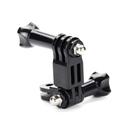 O Ozone 3-Way Adjustable Pivot Arm Assembly Extension Grip Camera Mount Compatible with All GoPro Hero 11 10 9 8 7 6 5 4 3+ 3 SJCAM Yi 4K Eken Action Camera - Black