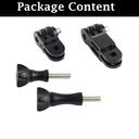 O Ozone 3-Way Adjustable Pivot Arm Assembly Extension Grip Camera Mount Compatible with All GoPro Hero 11 10 9 8 7 6 5 4 3+ 3 SJCAM Yi 4K Eken Action Camera - Black