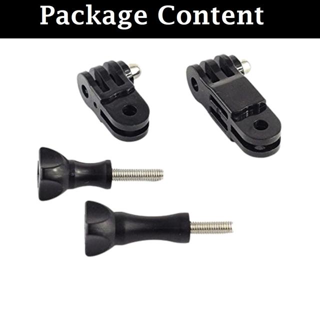 O Ozone 3-Way Adjustable Pivot Arm Assembly Extension Grip Camera Mount Compatible with All GoPro Hero 11 10 9 8 7 6 5 4 3+ 3 SJCAM Yi 4K Eken Action Camera - Black