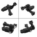 O Ozone 3-Way Adjustable Pivot Arm Assembly Extension Grip Camera Mount Compatible with All GoPro Hero 11 10 9 8 7 6 5 4 3+ 3 SJCAM Yi 4K Eken Action Camera - Black