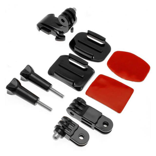 O Ozone Helmet Front Mount Accessories Kit for GoPro Hero 11 10 9 8 7 6 5 4 3+ 3 Yi SJCAM and Other Action Camera |Helmet Adhesive Sticky Mounts Extension Accessories