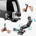 حامل كاميرا للخوذة أسود من او اوزون O Ozone Motorcycle Helmet Mount Kit GoPro Hero/ SJCAM/ YI/ Osmo Action Insta360