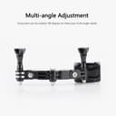 حامل كاميرا للخوذة أسود من او اوزون O Ozone Motorcycle Helmet Mount Kit GoPro Hero/ SJCAM/ YI/ Osmo Action Insta360