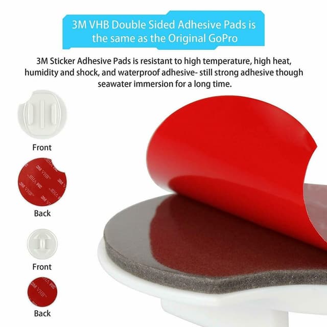 حامل كاميرا جوبرو يثبت على لوح التزلج أسود او اوزون O Ozone Surfboard Surfing Mount Kit