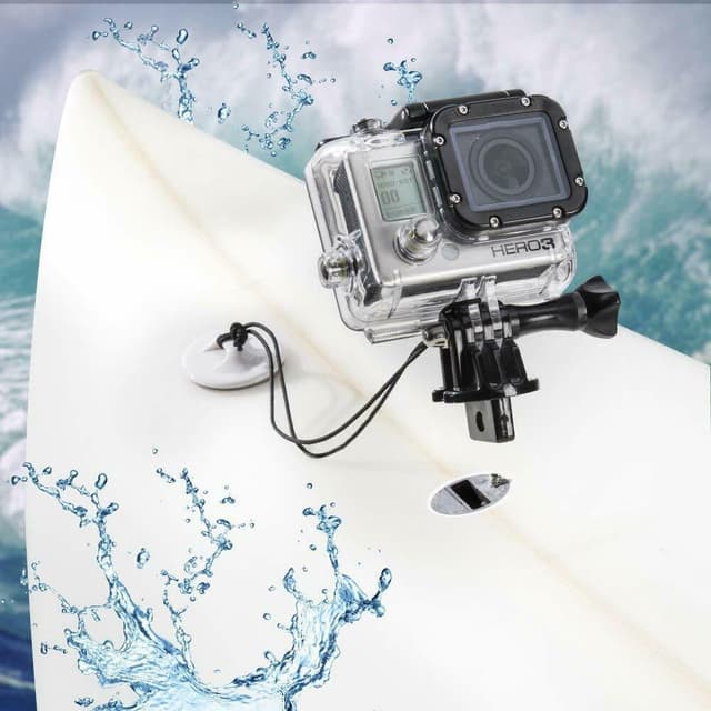 حامل كاميرا جوبرو يثبت على لوح التزلج أسود او اوزون O Ozone Surfboard Surfing Mount Kit