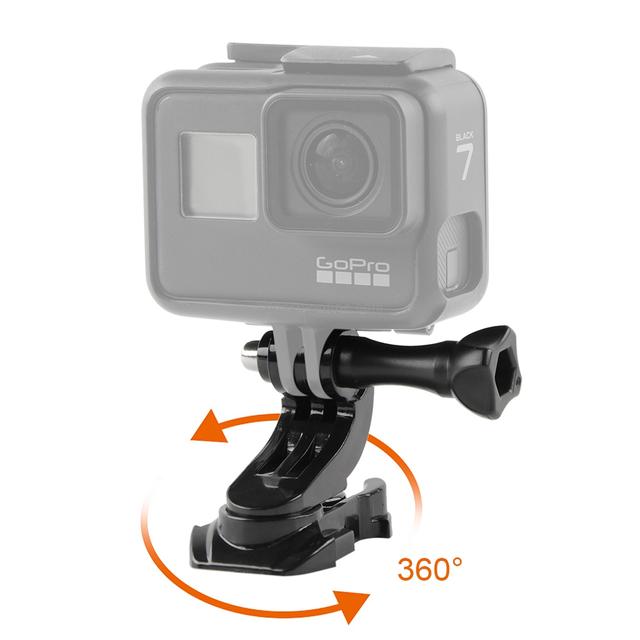 O Ozone 360° Rotatable J Hook Rotation Turntable Quick Release Buckle Mount Compatible with GoPro 11 10 9 8 7 6 5 4 4k Eken AKASO SJCAM YI and Other Action Cameras - SW1hZ2U6MTc2NDI5Mw==