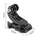 ستاند كاميرا قابل للدوران 360 درجة او اوزون O Ozone 360° Rotatable J Hook Rotation Turntable Quick Release Buckle Mount Compatible