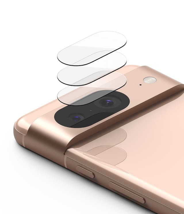 واقي كاميرا زجاج لجوال جوجل بكسل 8 عدد 3 من رينجكي Ringke Glass Camera Protector Compatible with Google Pixel 8