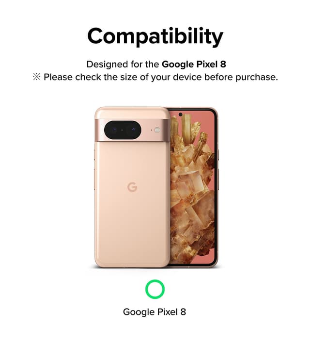 واقي كاميرا زجاج لجوال جوجل بكسل 8 عدد 3 من رينجكي Ringke Glass Camera Protector Compatible with Google Pixel 8